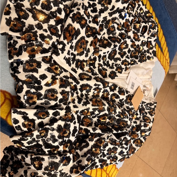 Michael Kors Animal Print Long Sleeve Dress - Picture 6 of 8